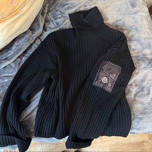 Moncler Black Turtleneck Sweater